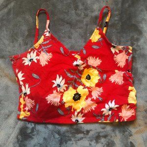 Floral crop top